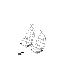 88001D6010C2A-Seat assy-front lh