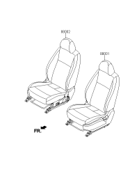 88001J4020TEJ-Seat assy-front lh