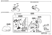 8791060R94-MIRROR ASSY, OUTER REAR VIEW, RH