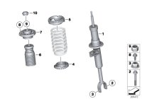 31316850443-Shock absorber fr lh