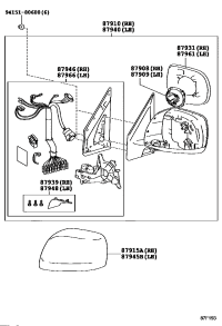 8791560010-COVER OUTER MIRROR