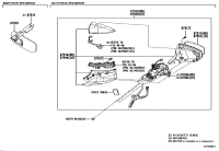 8791033E31A1-MIRROR ASSY, OUTER REAR VIEW, RH