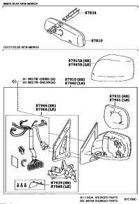 8791560050A2-COVER OUTER MIRROR