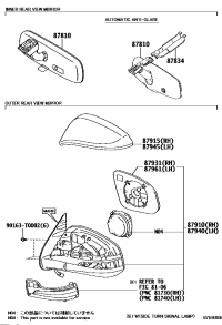 879150K400-COVER OUTER MIRROR