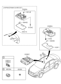 928501X00087-LAMP ASSY-ROOM