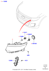 BT4313005AE-Head lamp assy