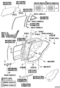 681240N050-GLASS RR DOOR