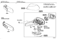 87910F4121-MIRROR ASSY, OUTER REAR VIEW, RH