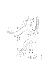 5E0821141-BRACKET, REINFORCEMENT
