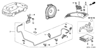 39120SFE901-Speaker assy., r. tweeter