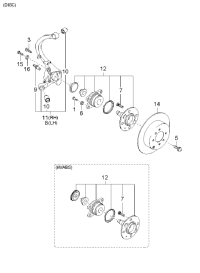 5273038002-HUB & BEARING ASSY-RR