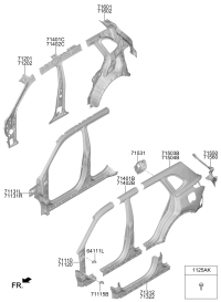 71322Q2D00-PNL SIDE SIL OTR RH