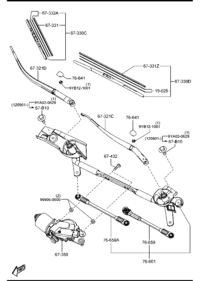 GV7D67321-ARM,WIPER - DRIVER SIDE