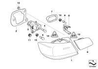 63217178383-Bracket l, rear lamp