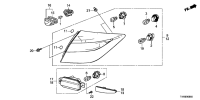 33500TW1H01-TAILLIGHT ASSY., R