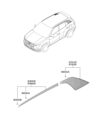 87860R9000-GARNISH ASSY