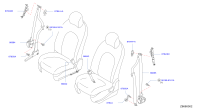 868422GE1A-BELT ASSY-BUCKLE,FRONT SEAT