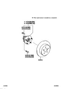 4243112310-DISC, REAR