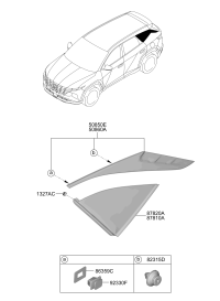 87860N8000-GARNISH ASSY
