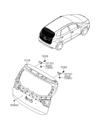 79710A4000-HINGE ASSY-BACK DOOR