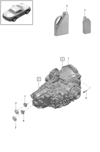 00004330513-PORSCHE TRANSMISION OIL-1L PAK