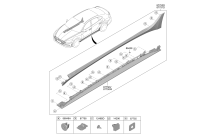 87711L4000-Garnish assy-fender side, lh