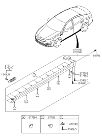 87752D6000-MOULDING ASSY-SIDE SILL,RH
