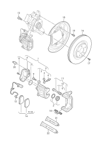 4KD615403B-Housing assy-caliper