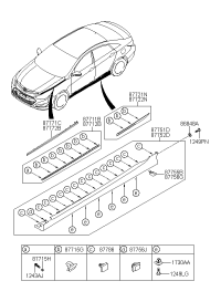 877723S001-GARNISH ASSY-FEND RH