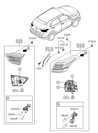 92421C9500-Cover-rear combi