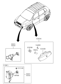 922020LBA0-LAMP ASSY-FRONT FOG,RH