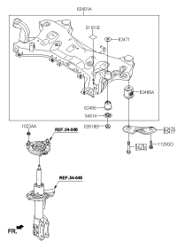 62486C1000-BUSHING-CROSSMEMBER MTG