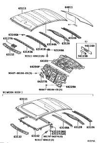 631110N020-PANEL,ROOF