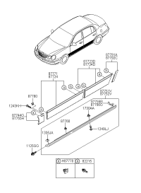 877213F500-GARNISH-PKG.SIDE,RH