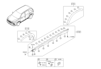 87711S6000CA-Garnish assy-fender side, lh