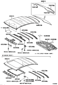 631110P010-PANEL,ROOF