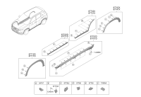 87711R9000-Garnish assy-fender side, lh
