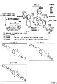 4211060550-HOUSING ASSY, REAR AXLE