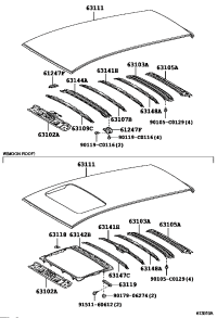 631110F070-PANEL,ROOF