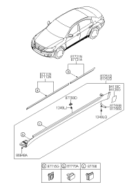 877523M100-MOULDING ASSY-SIDE SILL RH