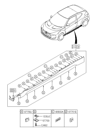 868312V500-GUARD WHEEL FRONT LH
