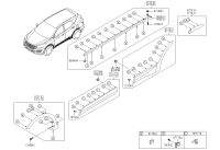 877412W000-Garnish assy-qtr lh