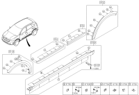87711G5000-GARNISH ASSY-FNDR SIDE,LH