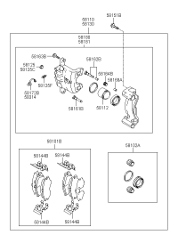 5810108A01-PAD KIT-FR DISC BRAKE