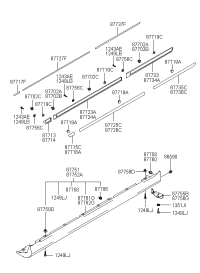 8771839510-CLIP-W/LINE MOULDING MTG