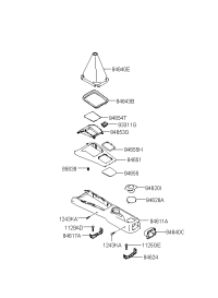 846512D600AX-COVER-CONSOLEUPR