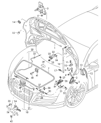 420823301B-LOCK ASSY, BONNET