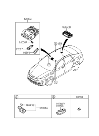 92880D6110BGA-LAMP ASSY-REAR PERSONAL,RH