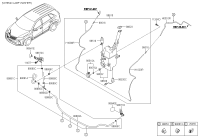 986102P700-RESERVOIR & PUMP ASSY-WASHER