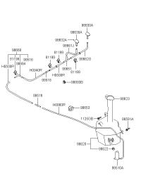 986302D000-NOZZLE ASSY-FR W/SHLD WASHER